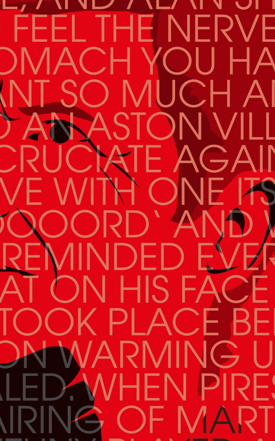 When - Arsène Wenger Poster - Words by Arseblog design by MrHChapman print
