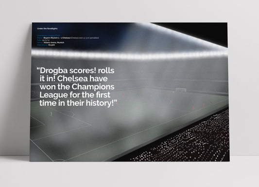 Chelsea 'Under the Lights' poster print