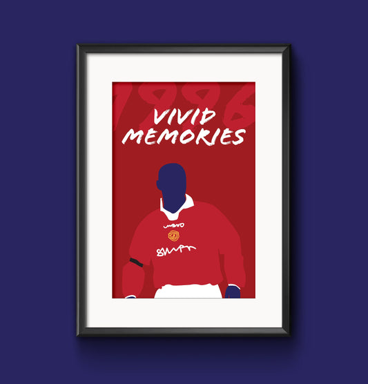 Vivid Memories: Cantona print