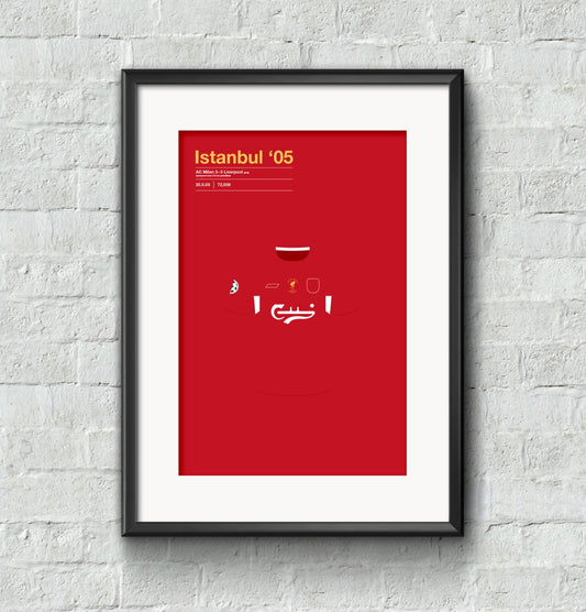 Liverpool 'Istanbul 05' poster print