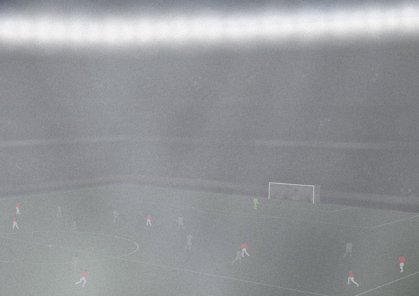 Manchester Utd 'Under the Lights' poster print